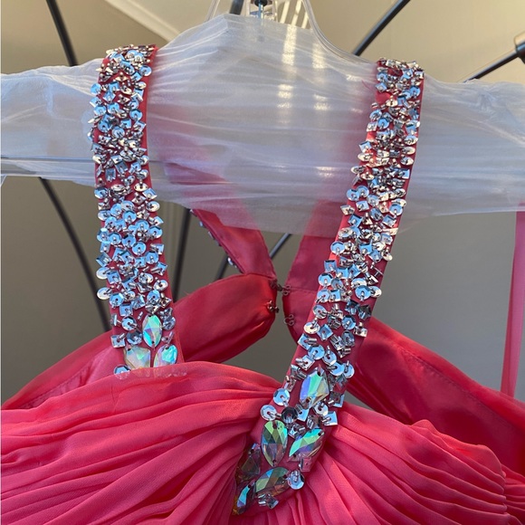 Pink long prom dress - Picture 4 of 9